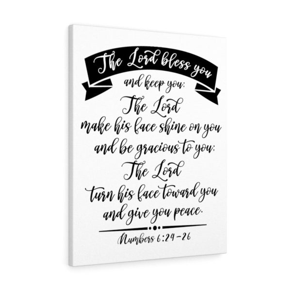 Scripture Canvas The Lord Bless You Numbers 6:24 26 Christian Bible Verse Meaningful Framed Prints, Canvas Paintings - Image 2