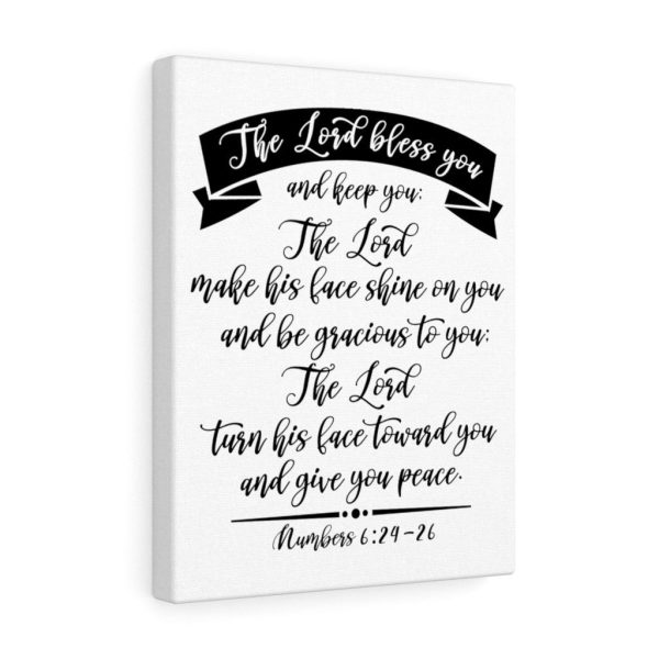 Scripture Canvas The Lord Bless You Numbers 6:24 26 Christian Bible Verse Meaningful Framed Prints, Canvas Paintings - Image 3