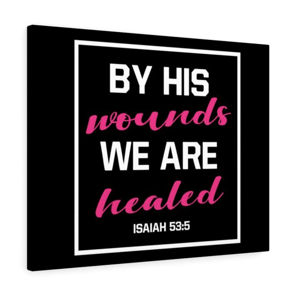 Scripture Canvas We Are Healed Isaiah 53:5 Christian Bible Verse Meaningful Framed Prints, Canvas Paintings - Image 2