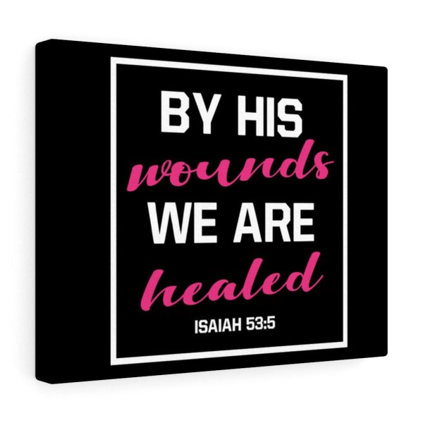 Scripture Canvas We Are Healed Isaiah 53:5 Christian Bible Verse Meaningful Framed Prints, Canvas Paintings - Image 3