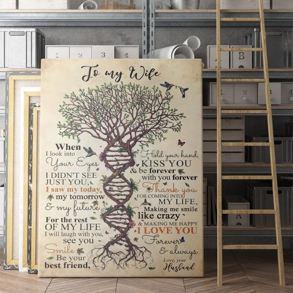 Gift Ideas For Wife, Custom Personalized Canvas Painting, Canvas Hanging Gift, Tree Of Life Framed Prints, Canvas Paintings