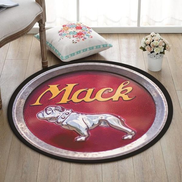 Mack Round Mat Mack Truck Round Floor Mat Room Rugs Carpet Outdoor Rug Washable Rugs