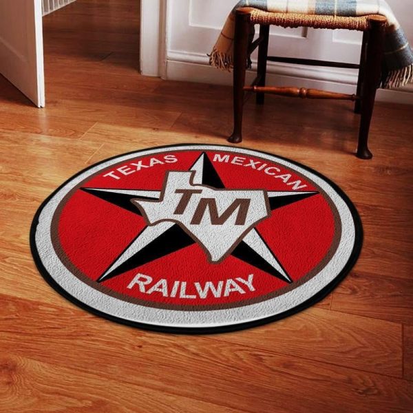 The Texas Mexican Railway Living Room Round Mat Circle Rug