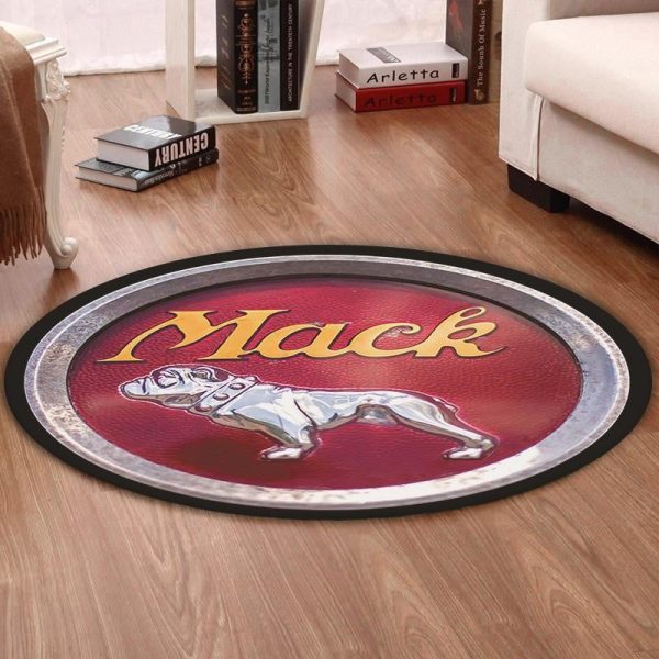 Mack Round Mat Mack Truck Round Floor Mat Room Rugs Carpet Outdoor Rug Washable Rugs - Image 2