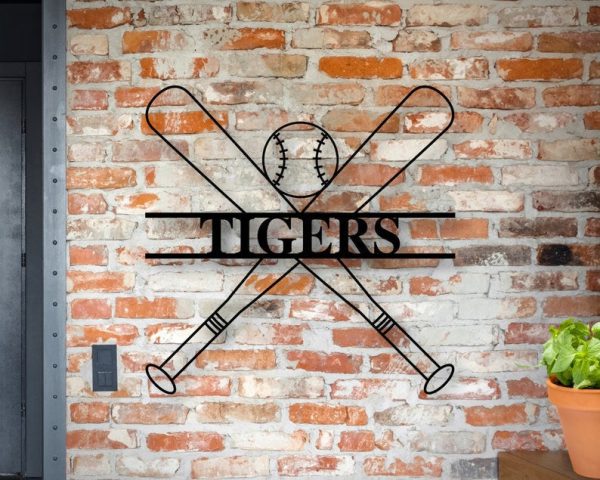 Baseball is life Personalized Cut Metal Sign Laser Cut Metal Signs Cus