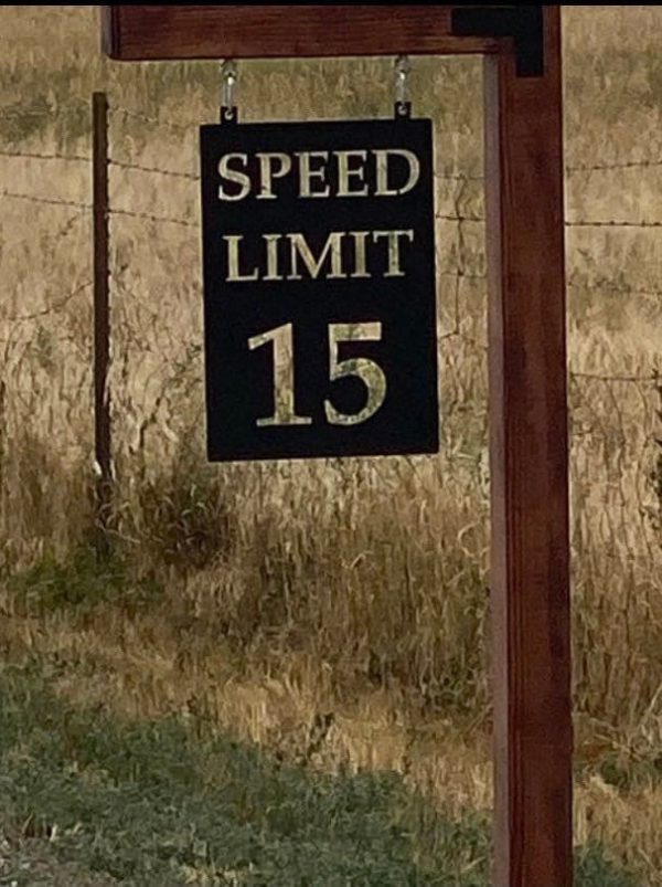 Metal Speed Limit Sign Laser Cut Customizable Sign With Powder Coat Fi