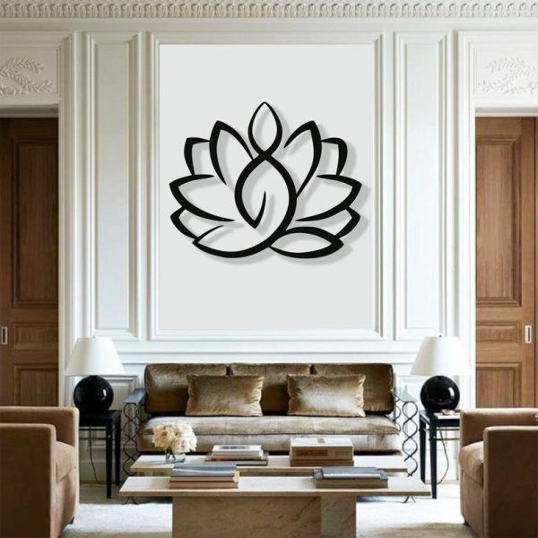 Lotus Wall Art Metal Wall Decor Metal Wall Hangings ation Lotus Flower