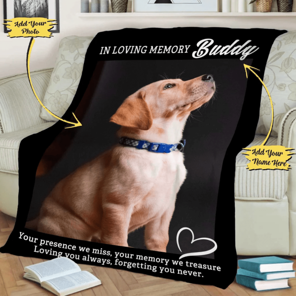 Customized Blanket For Pet Lovers Gift For Birthday Christmas Custom P