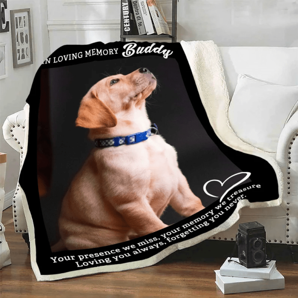 Customized Blanket For Pet Lovers Gift For Birthday Christmas Custom P - Image 5