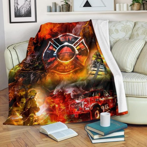 Firefighter Blanket Trending Gift For Firefighters