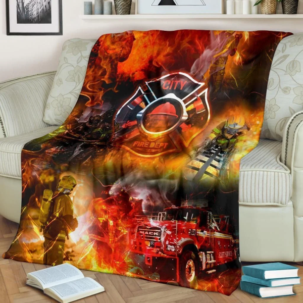 Firefighter Blanket Trending Gift For Firefighters - Image 2