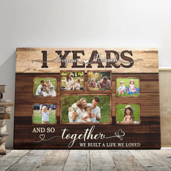 Personalized Canvas Prints, Custom Photos, Couple Gifts, Anniversary Gifts, 1st Anniversary Couple Love Wife Husband Dem Canvas - Image 3