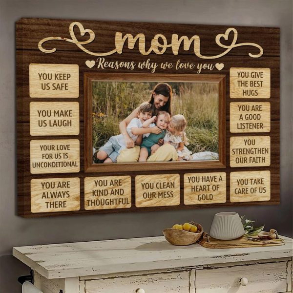 Canvas Prints From Photos, Personalized Canvas, Best Gifts For Mom, Meaningful Gifts For Mom Demcanvas - Image 2