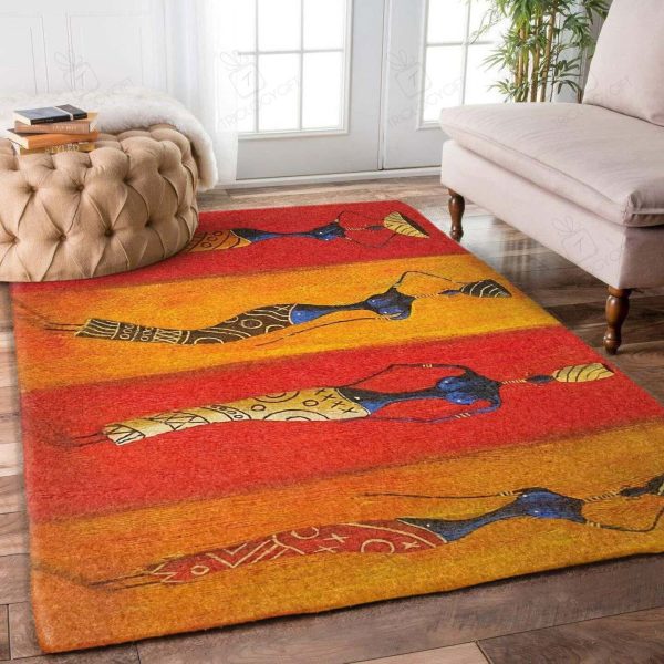 Black Woman Area Rugs For Living Room Rectangle Rug Bedroom Rugs Carpet Flooring Gift RS134913|Rosabella Print