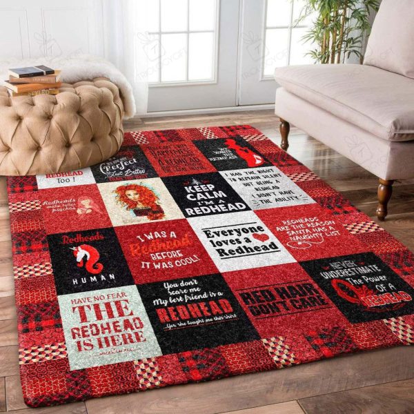 Redhead Rectangle Area Rugs Carpet For Living Room, Bedroom, Kitchen Rugs, Non-Slip Carpet Rp124545 Print