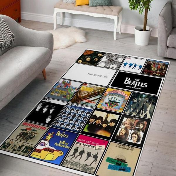 The Beatles V9 Area And Rectangle Area Rugs Carpet For Living Room, Bedroom, Kitchen Rugs, Non-Slip Carpet Rp126208 Print