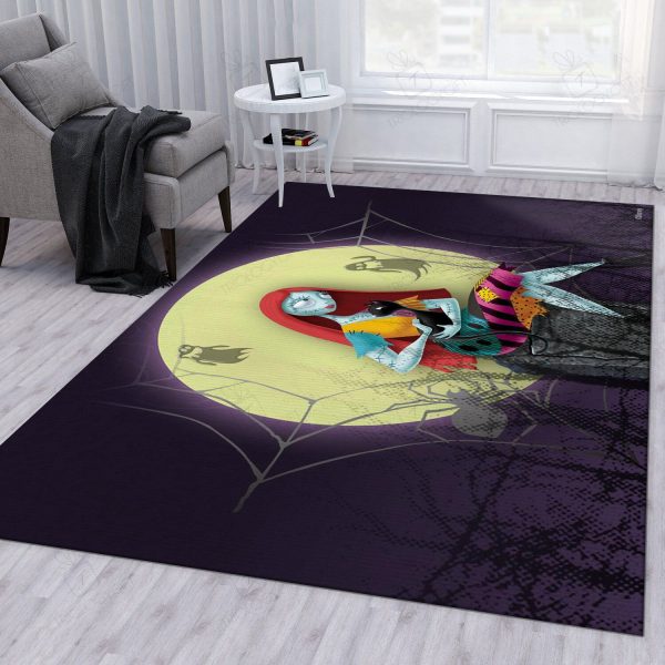 Nightmare Before Christmas Ver5 Movie Area Rectangle Area Rugs Carpet For Living Room, Bedroom, Kitchen Rugs, Non-Slip Carpet Rp123314 Print